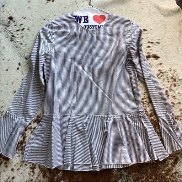 Theory Lexanda Mason Peplum Top - Picture 2 of 8